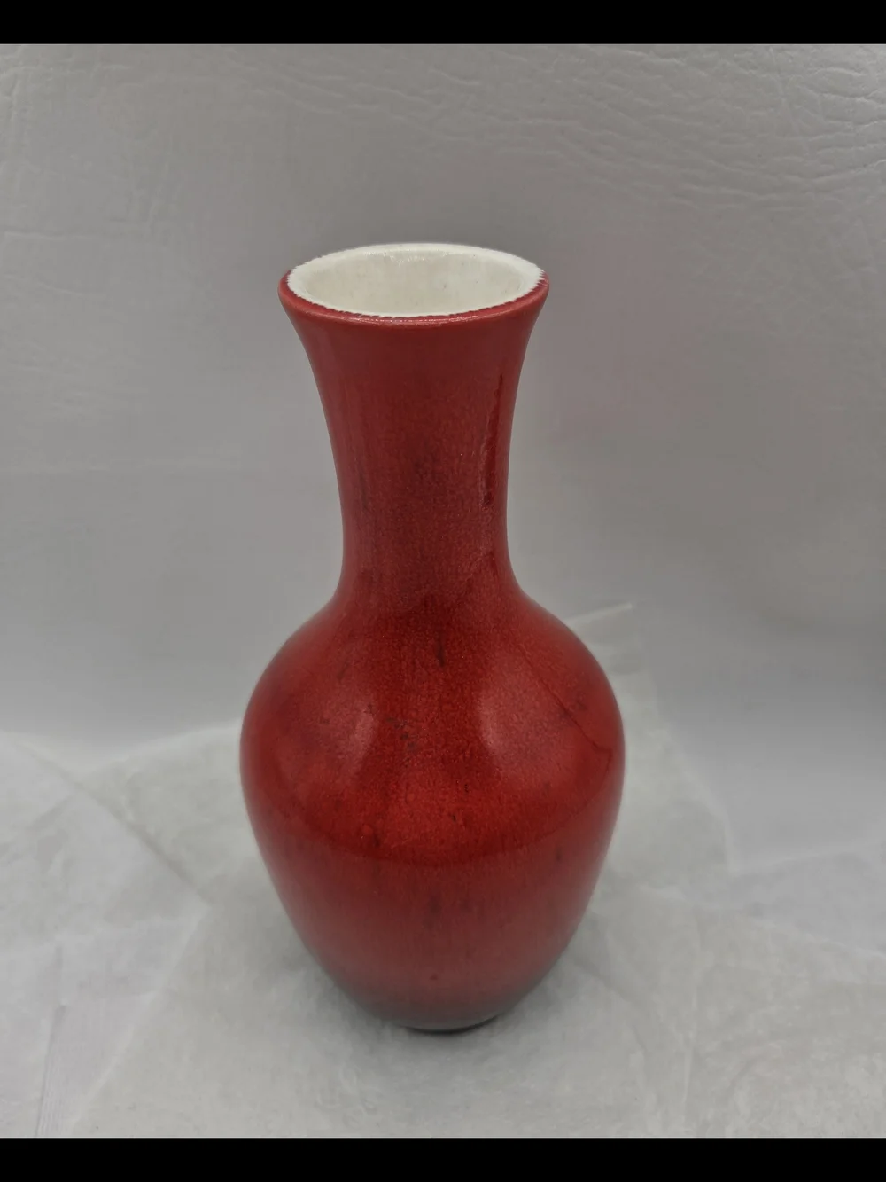 Vintage Royal Haeger Pottery Red Ombre Vase 8